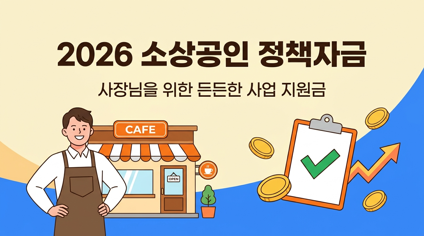 2026 소상공인 정책자금 직접대출 대리대출 안내