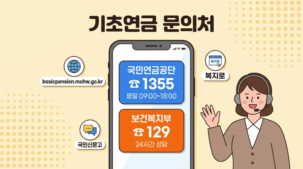 국민연금공단 1355 보건복지부 129