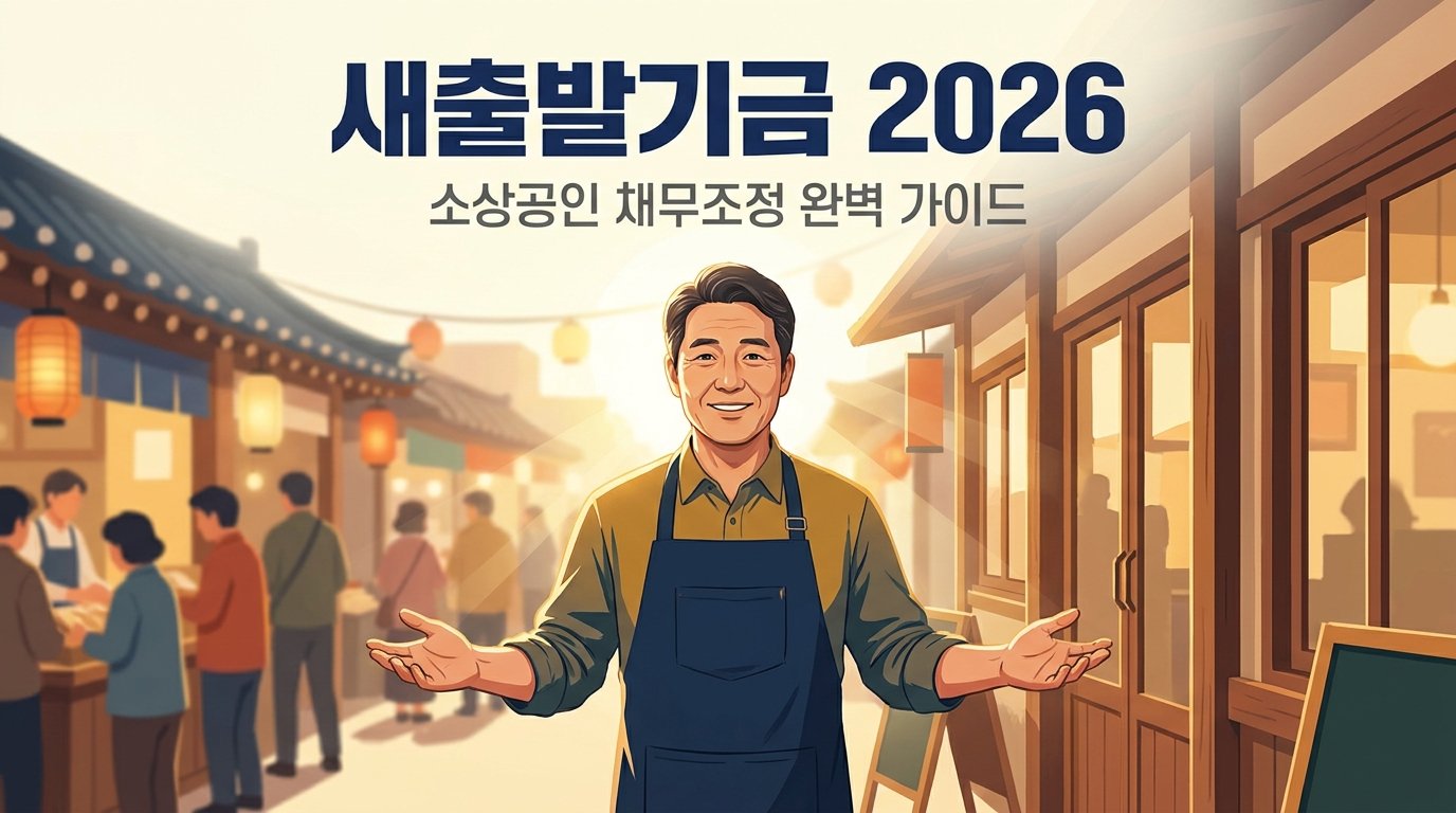 새출발기금 2026 소상공인 채무조정 완벽 가이드 대표 이미지