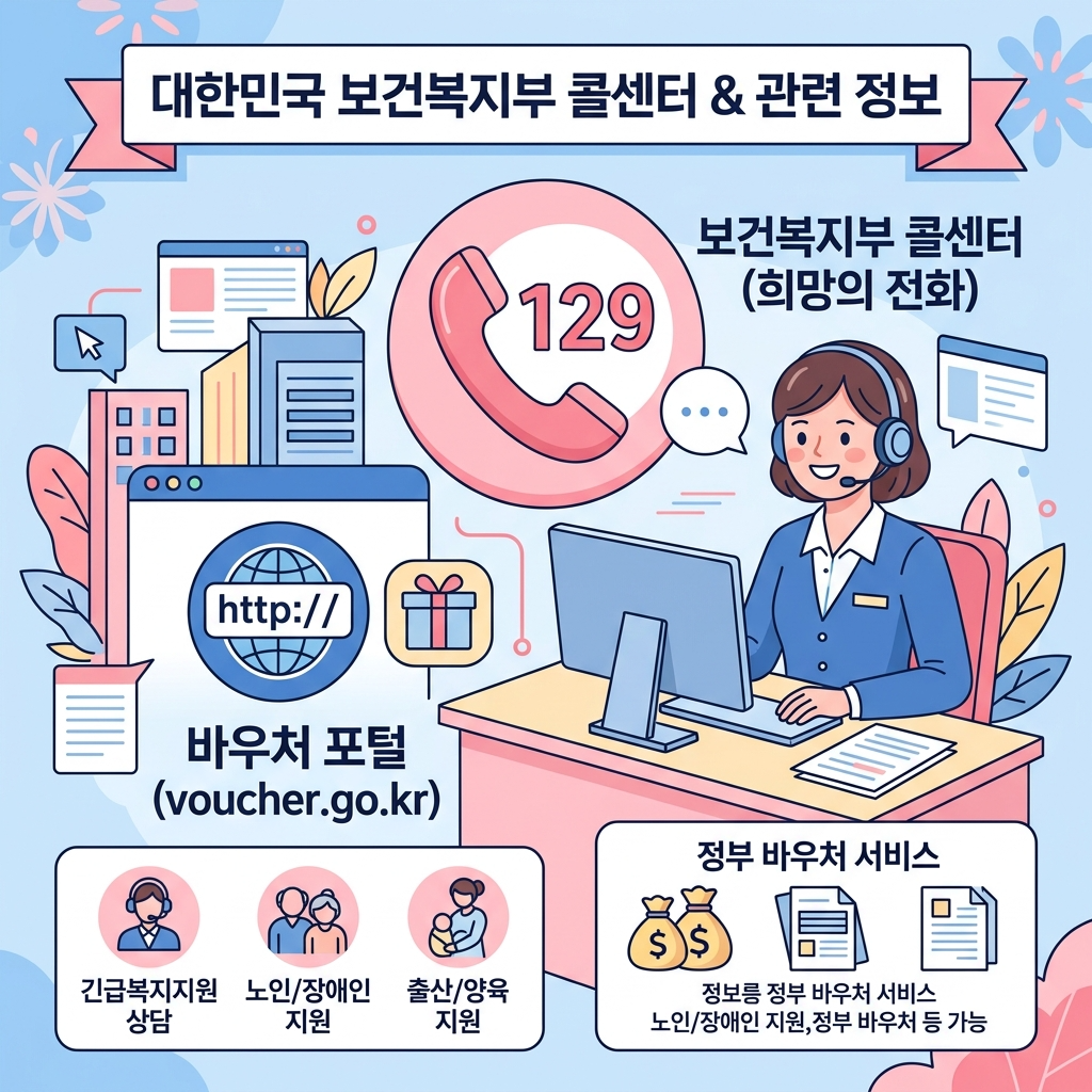 첫만남이용권 보건복지부 콜센터 129 및 국민행복카드 안내