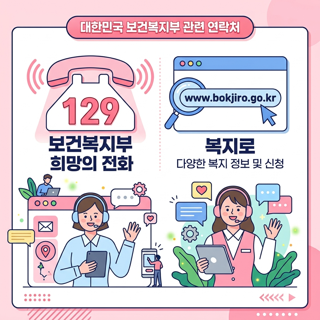 부모급여 보건복지부 콜센터 129 및 복지로 안내