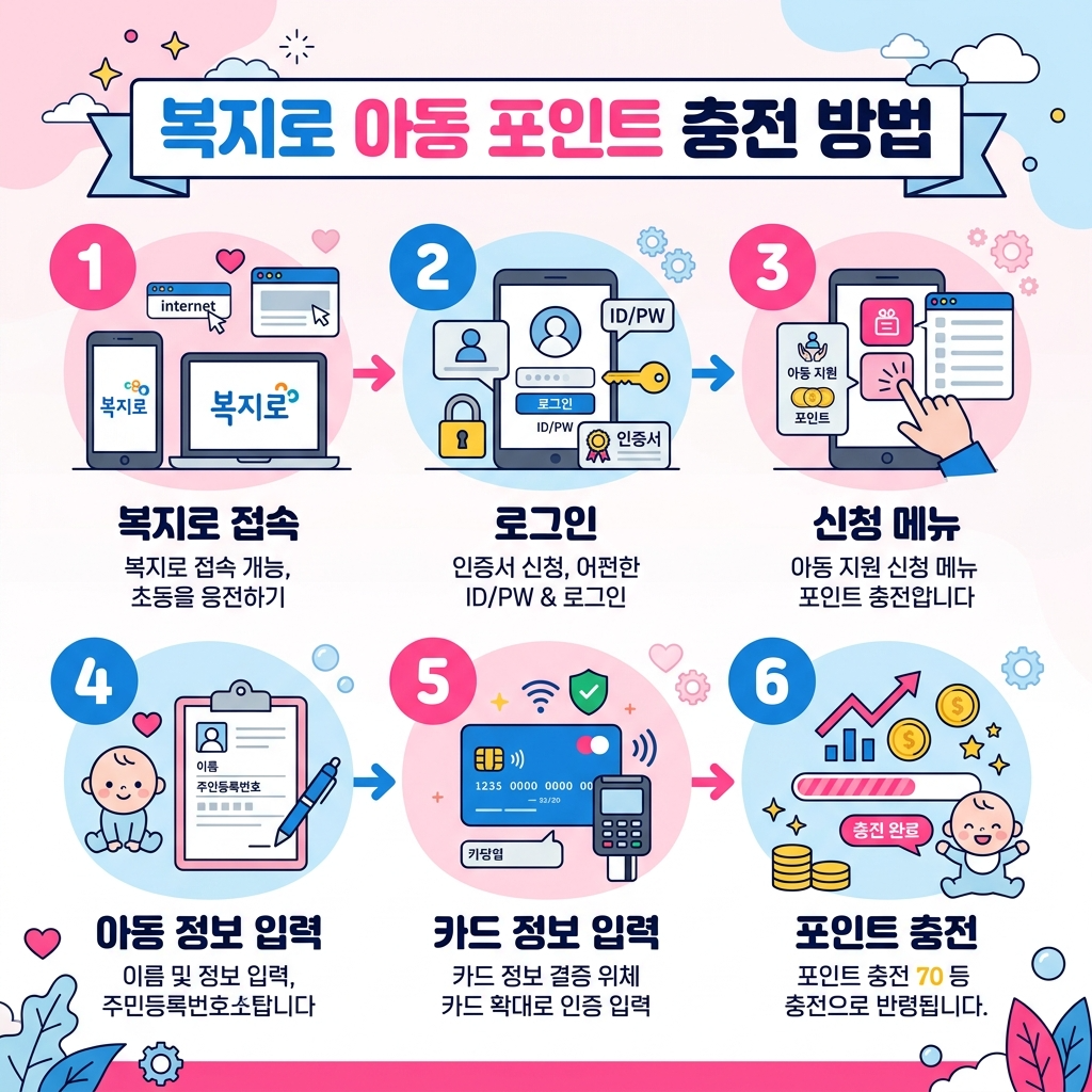 첫만남이용권 복지로 온라인 신청 6단계 절차